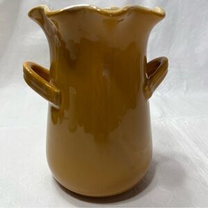 Casa Stone Casafina Stoneware Autumn Waves Honey Utensil Holder Vase Portugal